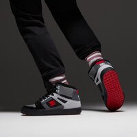 Męskie buty outdoor DC PURE HIGH-TOP WC WNT adys400047xskr kolor szary