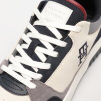 Męskie buty TOMMY HILFIGER TH BASKET BETTER SUEDE MIX fm0fm04822dw5 kolor granatowy