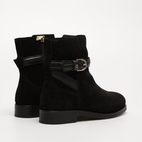 Damskie buty TOMMY HILFIGER ELEVATED ESSENTIAL BOOT SUEDE fw0fw07482bds kolor czarny