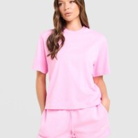 Koszulka damska NIKE T-SHIRT NSW ESSENTIALS BOXY ix2125-621 kolor różowy