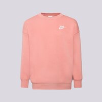 Bluza dziecięca NIKE BLUZA G NSW CLUB FLC OVRSZD CREW GIRL fd2923-618 kolor różowy