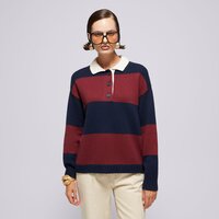  LEVI'S SWETER IVY LEAGUE STRIPED SWEATER REDS a8504-0001 kolor bordowy