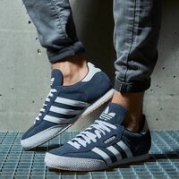 Męskie buty ADIDAS SAMBA SUPER  019332 kolor granatowy