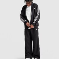 Bluza dziecięca ADIDAS BLUZA ROZPINANA SST LOOSE TRACK TOP kv8990 kolor czarny