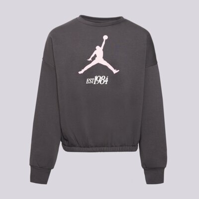 JORDAN BLUZA JUMPMAN CLUB PLEATED FLC CREW GIRL