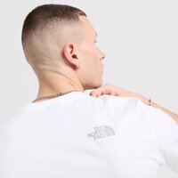 Koszulka męska THE NORTH FACE T-SHIRT SIMP DOME T WHT/REF nf0a8cppfn41 kolor biały