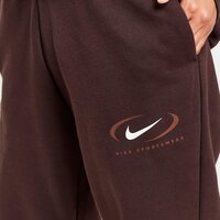 Spodnie damskie NIKE SPODNIE NSW PHNX FLC HR OS PANT PRNT fn7716-227 kolor brązowy