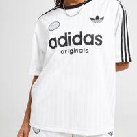 Koszulka damska ADIDAS T-SHIRT OVERSIZE FOOTBALL jy9559 kolor biały