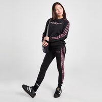 Spodnie dziecięce ADIDAS LEGGINGS LEOPARD 3STRIPE LEGG BLK G im6396 kolor czarny