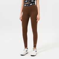 Spodnie damskie NIKE LEGGINGS HIGH WAISTED LOGO dm4651-259 kolor brązowy