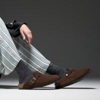Klapki damskie BIRKENSTOCK BOSTON  1031637 kolor brązowy