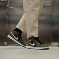 Buty dziecięce AIR JORDAN 1 MID  dq8423-092 kolor khaki