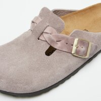 Klapki damskie BIRKENSTOCK BOSTON BRAIDED LEOI  1029122 kolor fioletowy