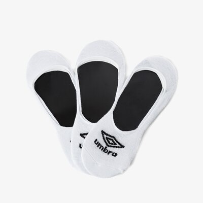 UMBRO STOPKI FOOTIE 3PK WHT