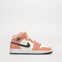 Buty dziecięce AIR JORDAN 1 MID SE dv1336-800 kolor pomarańczowy