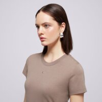 Koszulka damska NIKE T-SHIRT W NSW NK CHLL KNT MD CRP fv5508-233 kolor brązowy