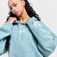 Damska bluza THE NORTH FACE BLUZA Z KAPTUREM TECH GRPH HD BLU nf0a8eb94261 kolor niebieski