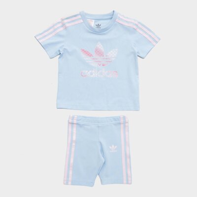 ADIDAS KOMPLET (G)$TRF AOP TEE/SHT SKYPK