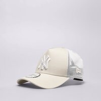 Męska czapka z daszkiem NEW ERA CZAPKA LEAGUE ESS 9FORTY TRUCKER NYY STN NEW YORK YA 12523893 kolor beżowy