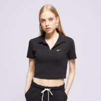 Koszulka damska NIKE T-SHIRT W NSW ESSNTL SS POLO CRP TOP dv7884-010 kolor czarny
