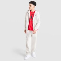Bluza dziecięca JORDAN BLUZA ROZPINANA Z KAPTUREM BROOKLYN ZIP 95g021-glj kolor szary