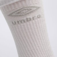 Damskie skarpetki UMBRO SKARPETY LONG I 3 PAK ul122ska90002 kolor biały