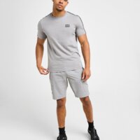Koszulka męska EMPORIO ARMANI 7 T-SHIRT TAPE BADGE SHARKSKIN af132447m001151u8062 kolor szary