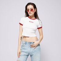 Koszulka damska LEVI'S T-SHIRT GRAPHIC MINI RINGER NEUTRALS a3523-0098 kolor biały