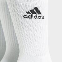 Damskie skarpetki ADIDAS 3 PACK CREW SOCKS  dz9356 kolor biały