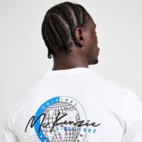 Koszulka męska MCKENZIE T-SHIRT GLOBE TEE WHT-WHT mcktm16874010 kolor biały