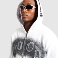 HOODRICH BLUZA ROZPINANA Z KAPTUREM IRON V2 hr04250352 kolor biały