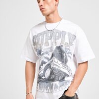 Koszulka męska SUPPLY&DEMAND T-SHIRT OCEAN TEE WHT-WHT suptm18231010 kolor biały