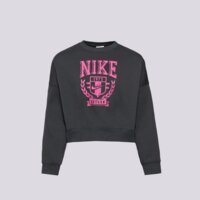 Bluza dziecięca NIKE BLUZA G NSW TREND FLC CREW PRNT GIRL fz4722-060 kolor szary
