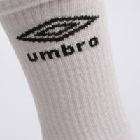 Damskie skarpetki UMBRO SKARPETY LONG I 3 PAK ul122ska90002 kolor biały