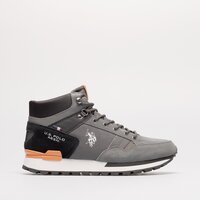 Męskie buty outdoor U.S. POLO ASSN. ARON003 aron003dgrblk01 kolor szary