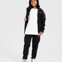 Bluza dziecięca THE NORTH FACE BLUZA Z KAPTUREM $MITT FZ BLACK/RED nf0a8feejk31 kolor czarny