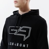 CONFRONT BLUZA Z KAPTUREM LOGO HOODY BLACK  cf121blm24001 kolor czarny