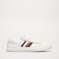 Męskie buty TOMMY HILFIGER TH CUPSET RWB LTH fm0fm04975ybs kolor biały