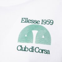 Koszulka męska ELLESSE T-SHIRT CLUB DI CORSA TEE WHT shb23147908 kolor biały