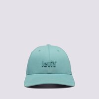 Damska  czapka z daszkiem LEVI'S CZAPKA POSTER LOGO FLEXFIT CAP d66250016 kolor zielony