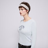 Koszulka damska LEVI'S T-SHIRT GRAPHIC LS RICKIE TEE BLUES a0459-0010 kolor niebieski