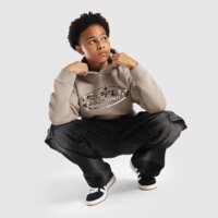 Bluza dziecięca SUPPLY&DEMAND BLUZA Z KAPTUREM OVAL OH HD suptjb17836866 kolor brązowy