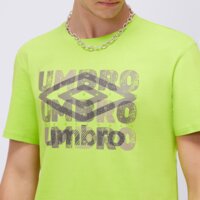 Koszulka męska UMBRO T-SHIRT ESS DOUBLE LOGO ul125tsm04003 kolor zielony