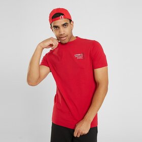 SUPPLY&DEMAND T-SHIRT JETTER TEE RED