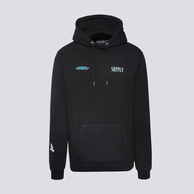 SUPPLY & DEMAND BLUZA Z KAPTUREM FUSA HD BLK