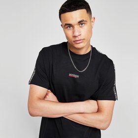 MCKENZIE T-SHIRT ESS TAPE TEE BLK-BLK
