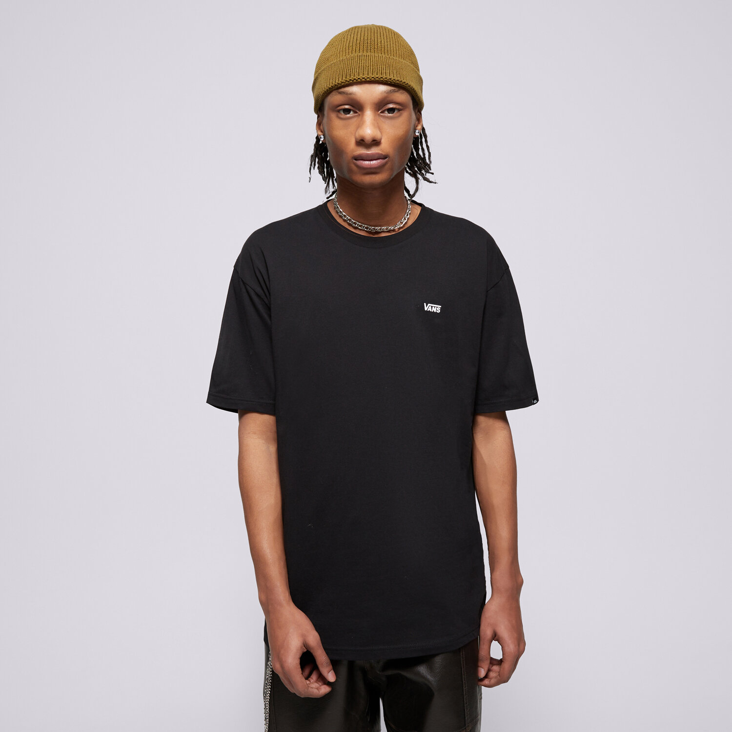 VANS T SHIRT MN LEFT CHEST LOGO TEE BLACK