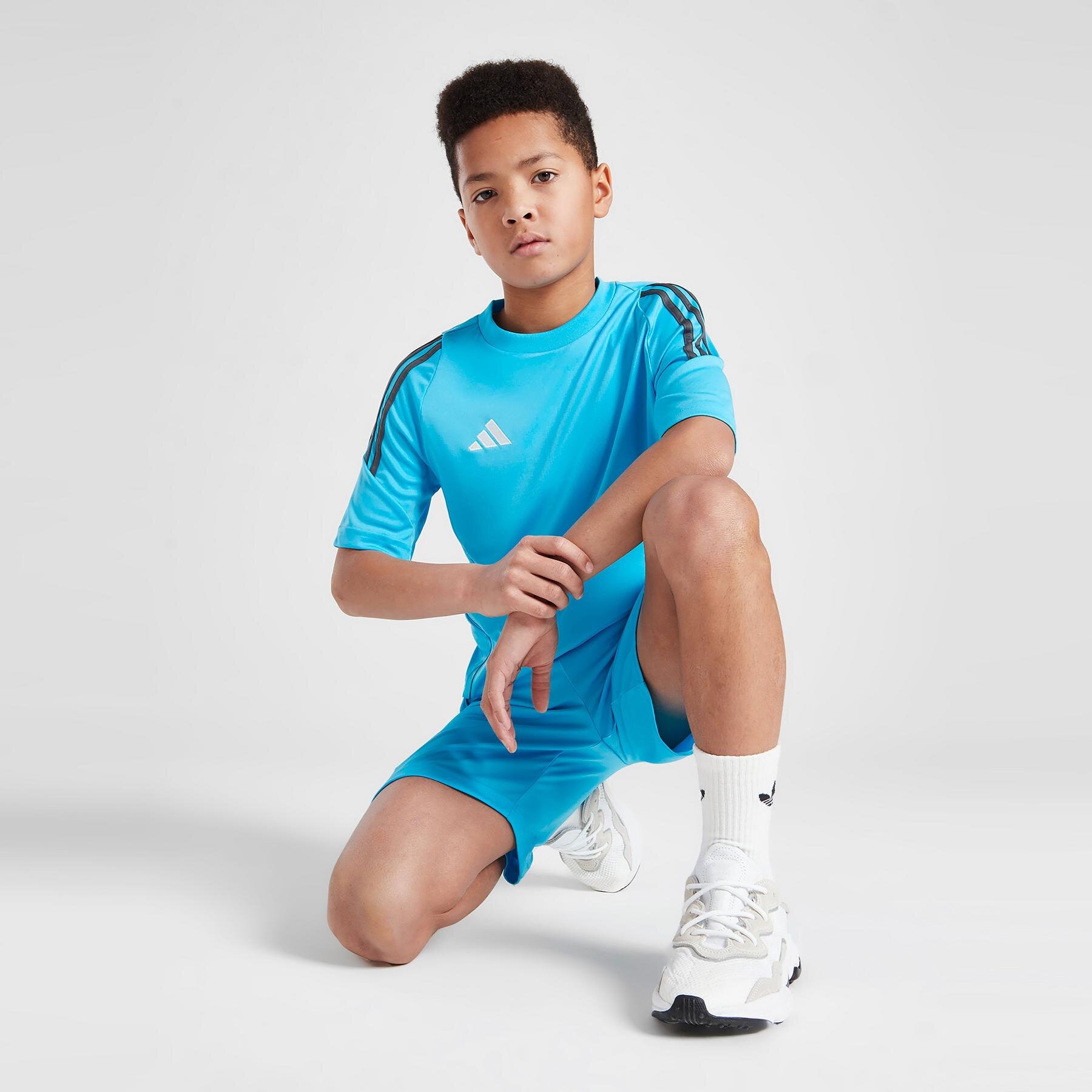 ADIDAS T SHIRT TIRO24 TEE BLU GRY B