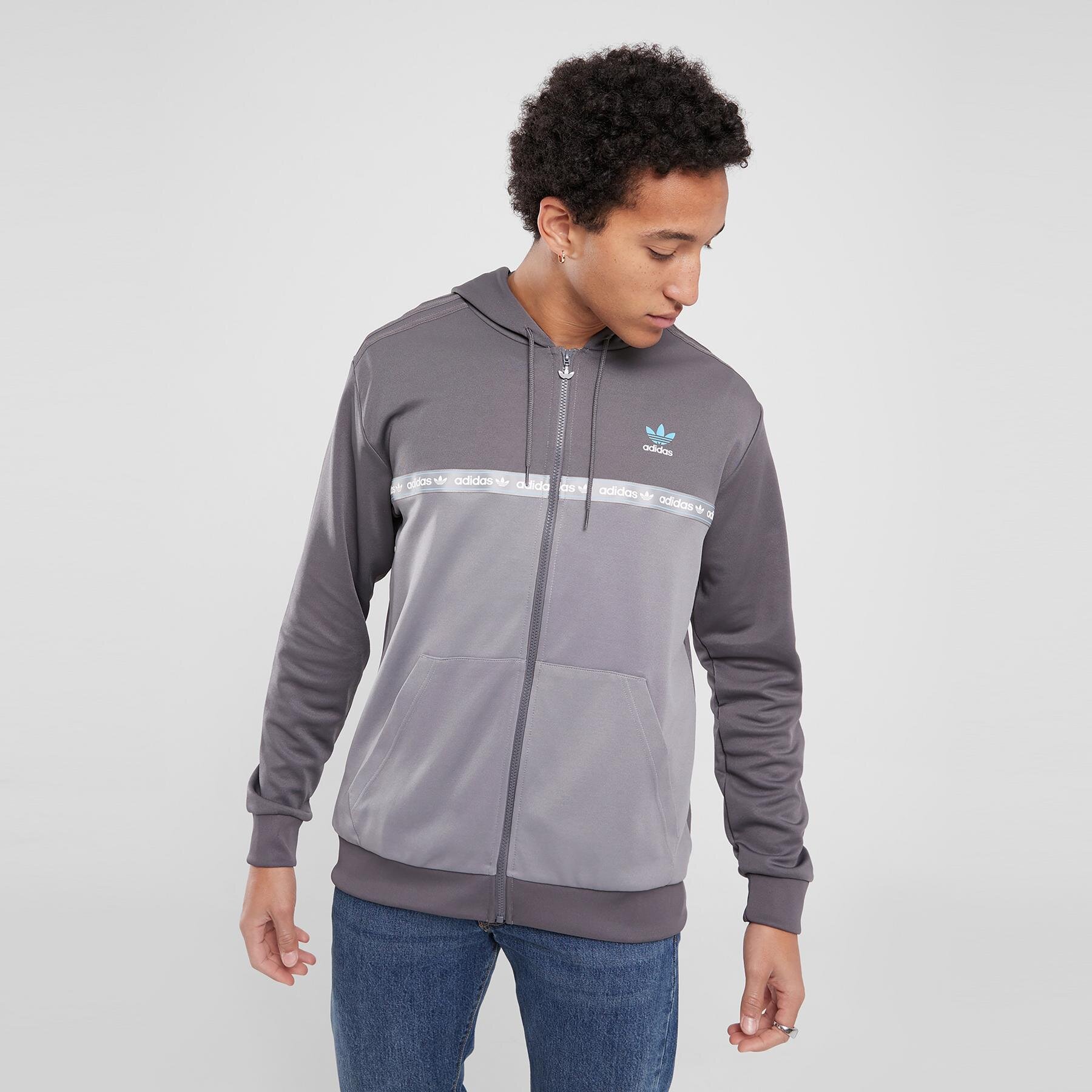 ADIDAS BLUZA ROZPINANA Z KAPTUREM FZ TAPE HD