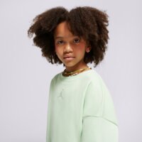 Bluza dziecięca JORDAN BLUZA ICON PLAY OVERSIZED CREW GIRL 45c387-e2e kolor zielony